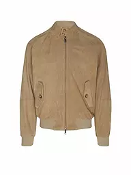 BARACUTA | Chaqueta de cuero G9 SUEDE | Camel