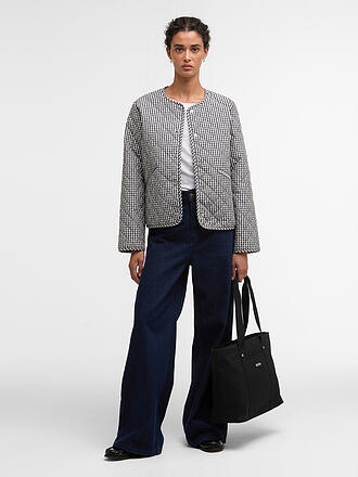 BARBOUR | Chaqueta Acolchada Ligera CASHEL GINGHAM COLLARLESS