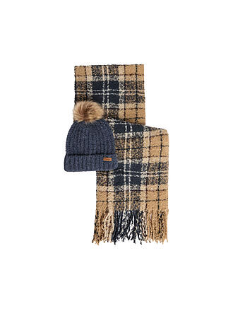 BARBOUR | Set de regalo de gorro y bufanda SALTBURN