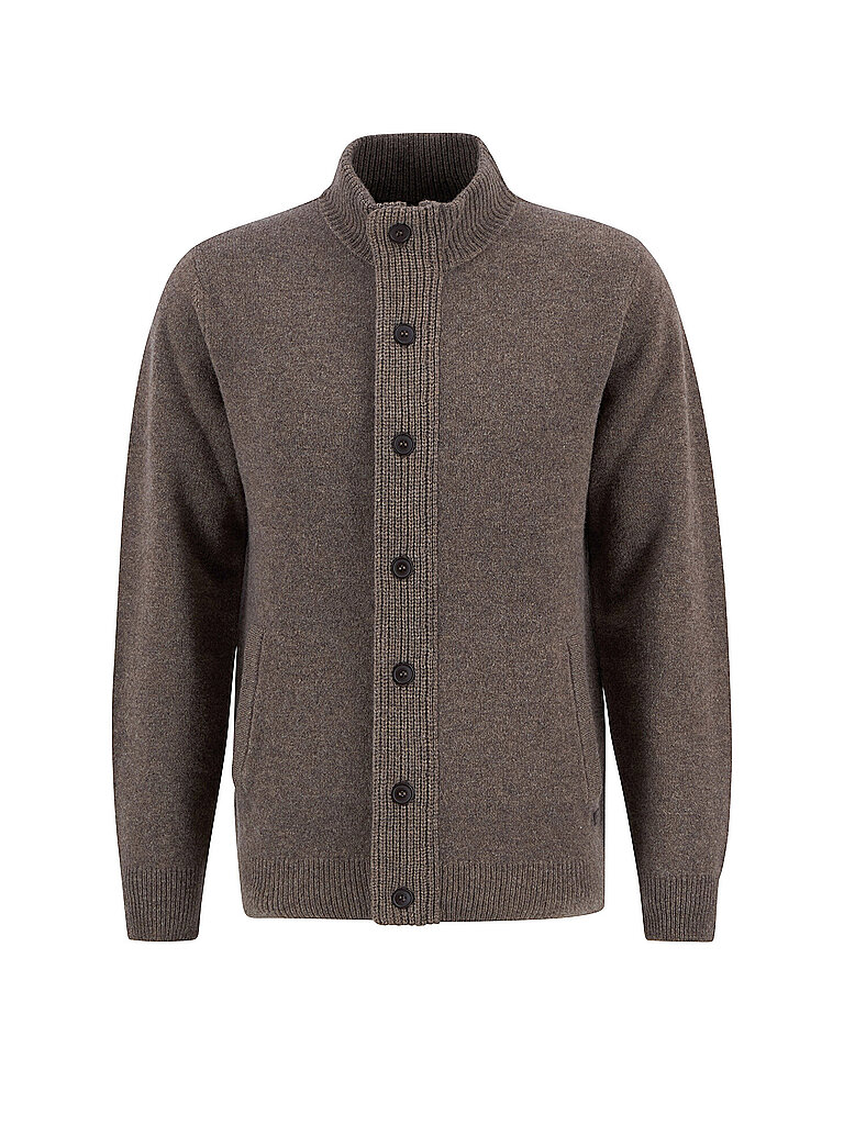 Barbour Cárdigan ESSENTIAL marrón claro
