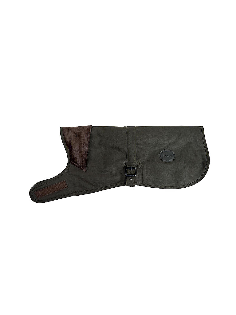 Barbour Abrigo encerado para perro oliva