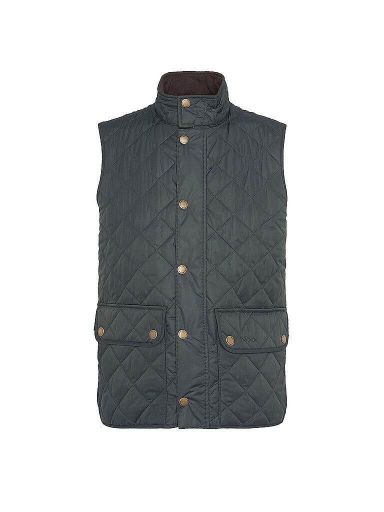Barbour Chaleco acolchado LOWERDALE verde oscuro
