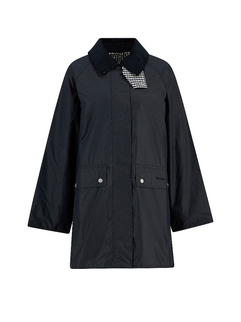 Barbour Parka WREN WAX azul oscuro