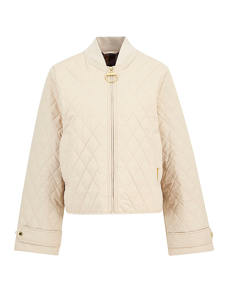 Chaqueta ligeramente acolchada crema 46