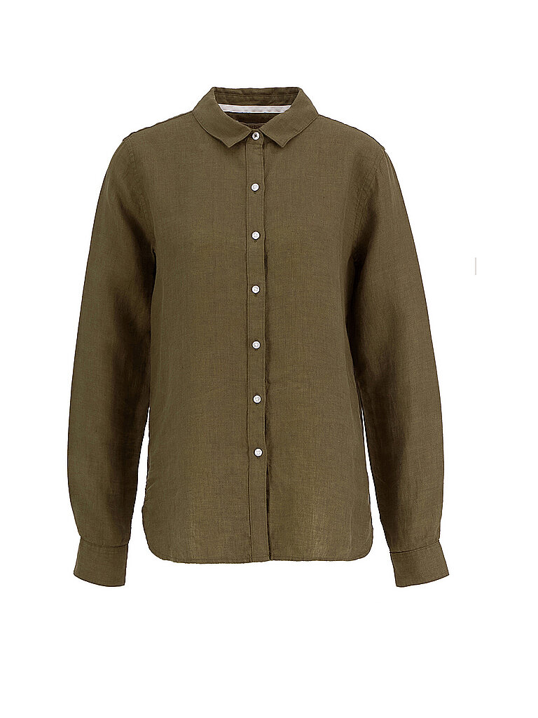 Camisa de lino MARINO oliva 36