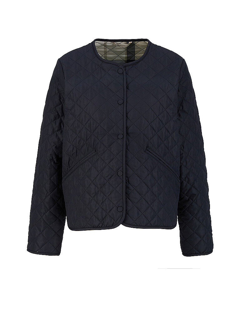 Chaqueta acolchada ligera CASHEL COLLARLESS azul oscuro 42