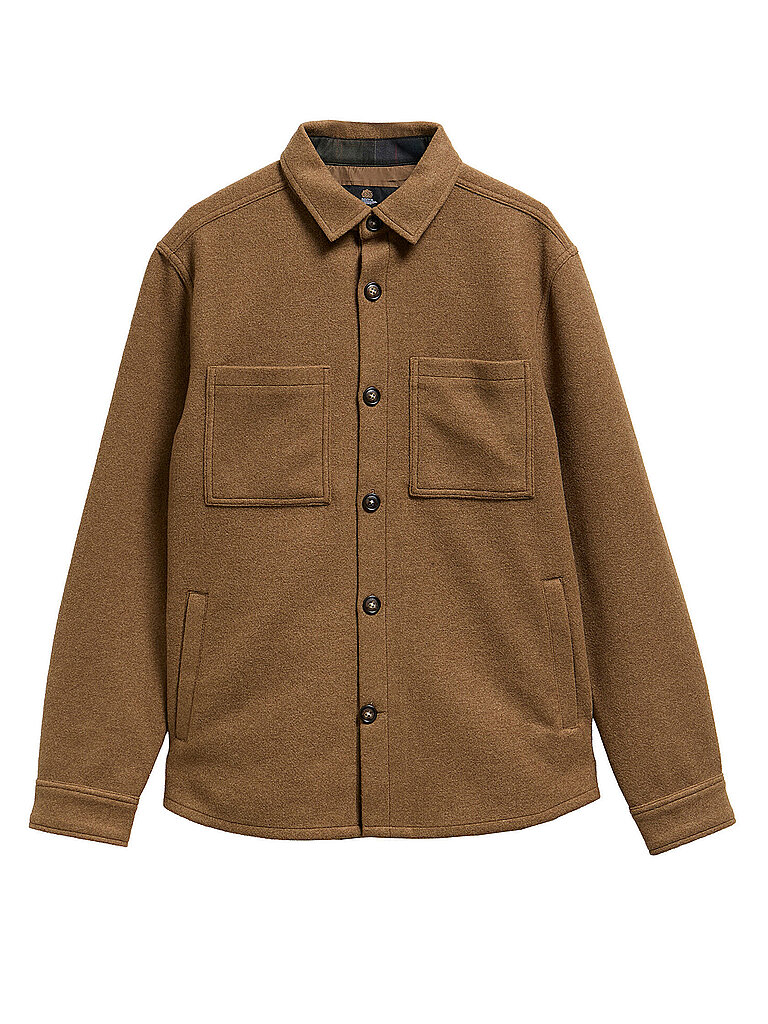 Barbour Overshirt MARLTOWN marrón claro