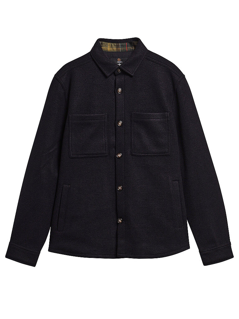 Barbour Overshirt MARLTOWN azul oscuro