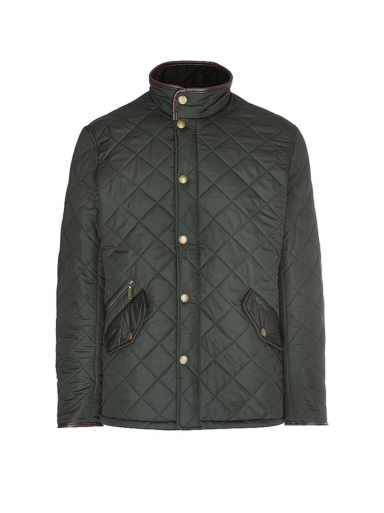 Barbour Chaqueta acolchada POWELL verde oscuro