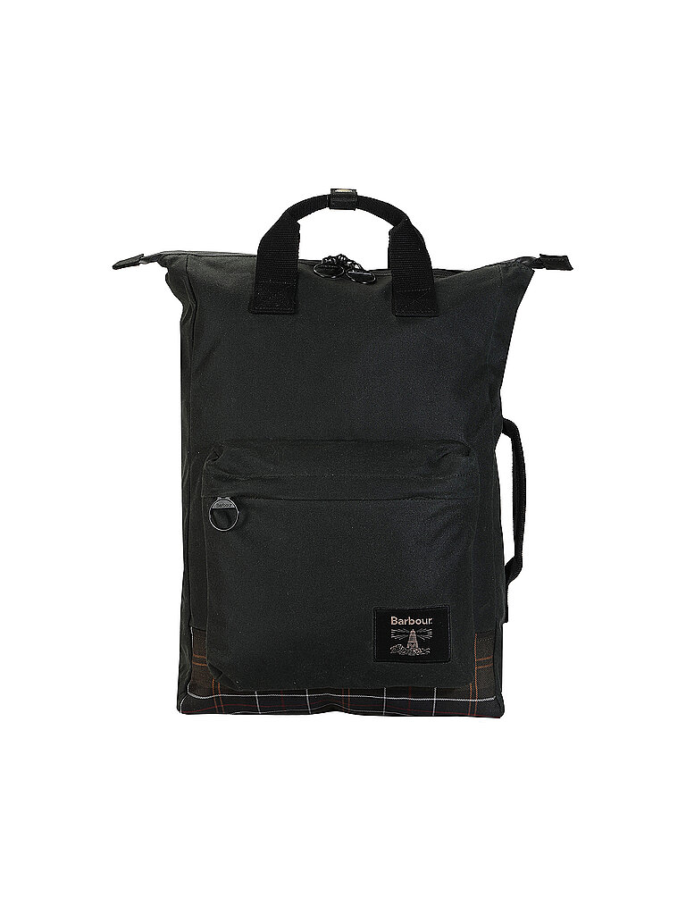 Barbour Mochila WAX verde oscuro