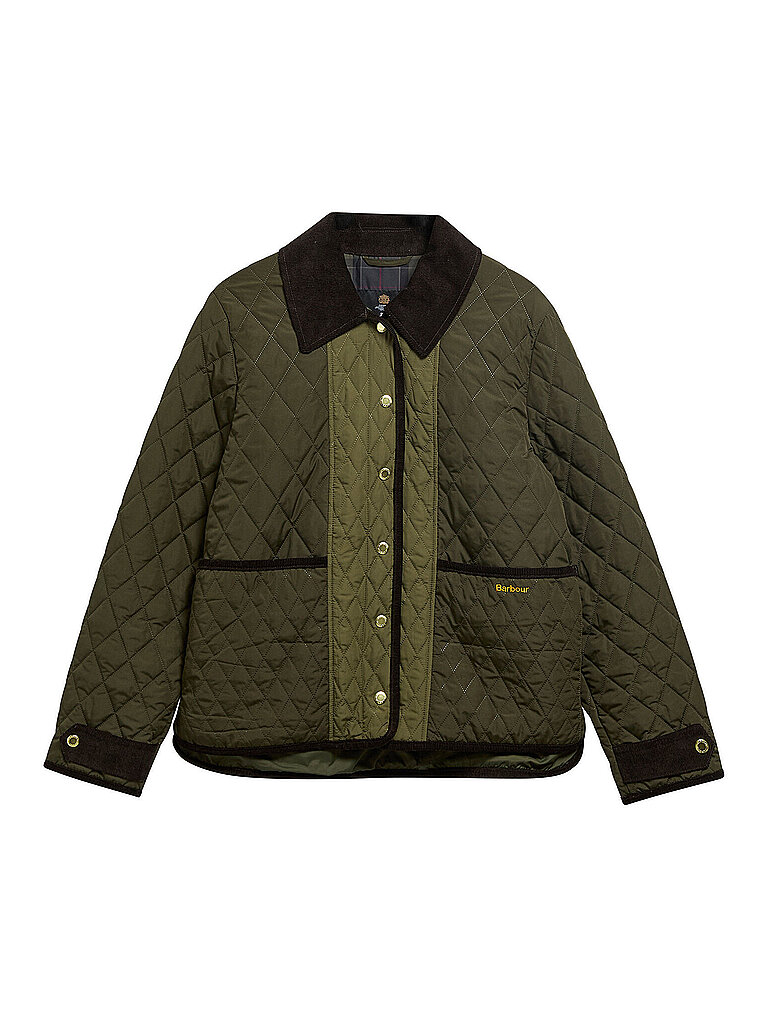 Barbour Chaqueta acolchada ligera AINSDALE oliva