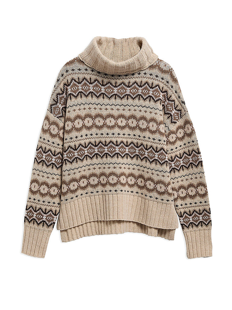 Barbour Rollkragenpullover crema