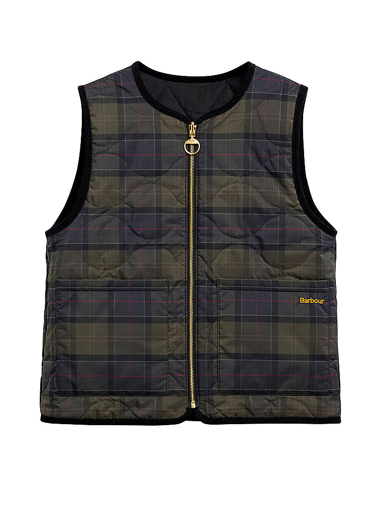 Barbour Chaleco acolchado reversible NUNWELL negro