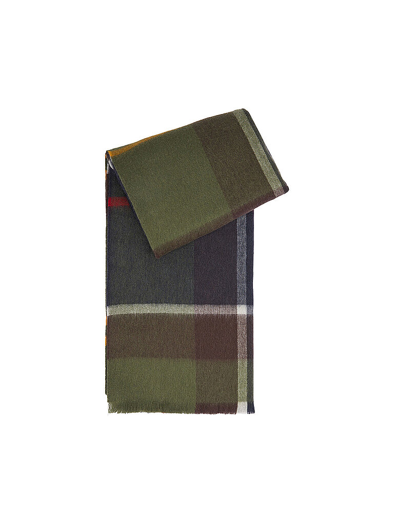 Barbour Bufanda ROSEFIELD verde oscuro
