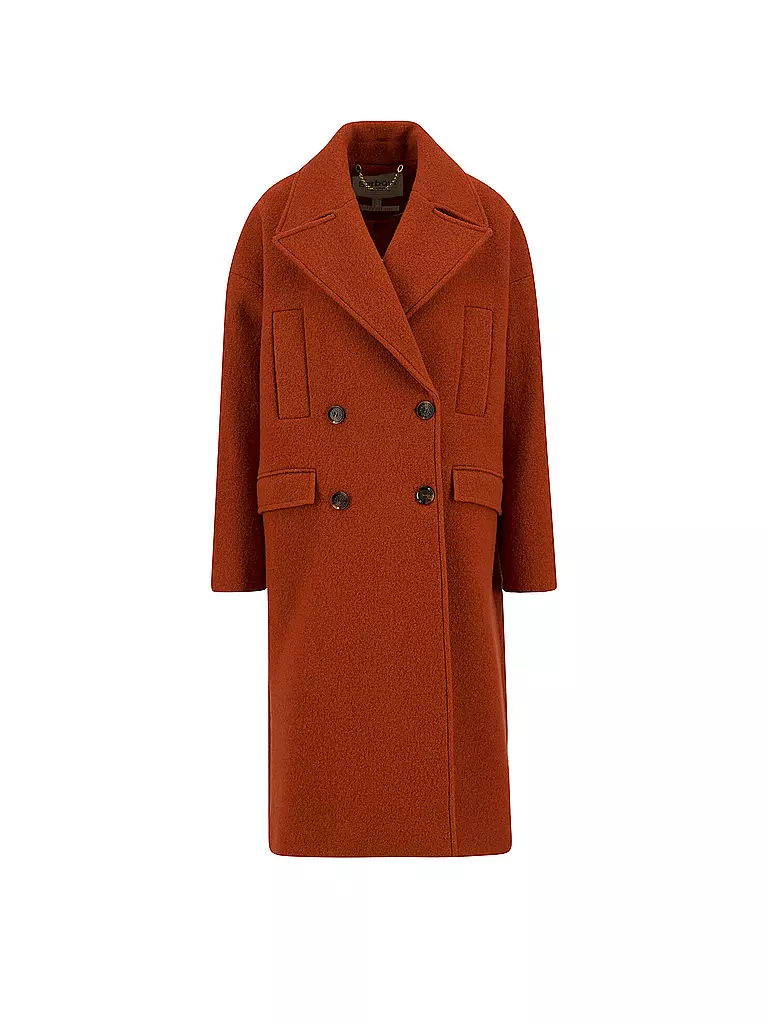 BARBOUR | Abrigo de lana BLYTH | Naranja