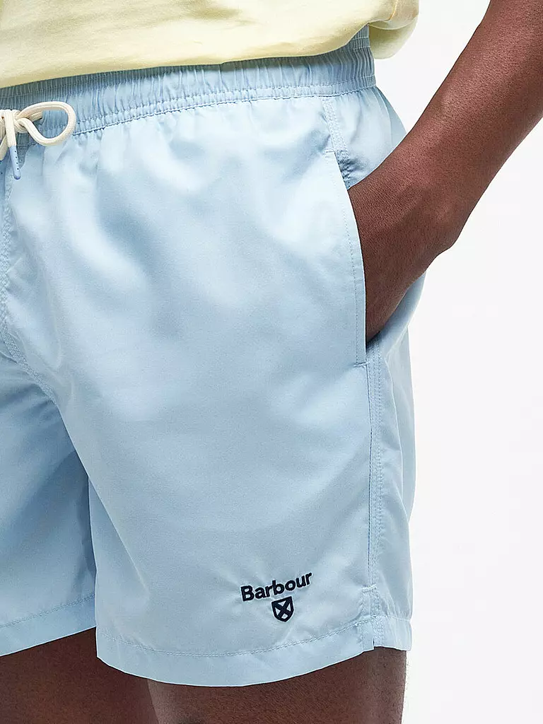 BARBOUR | Badeshorts STAPLE | Azul claro