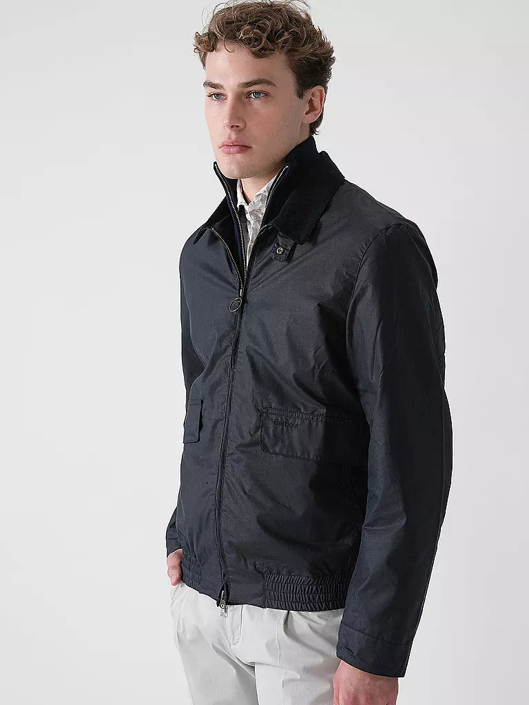 BARBOUR | Blusón NEWBURY WAX | Azul oscuro