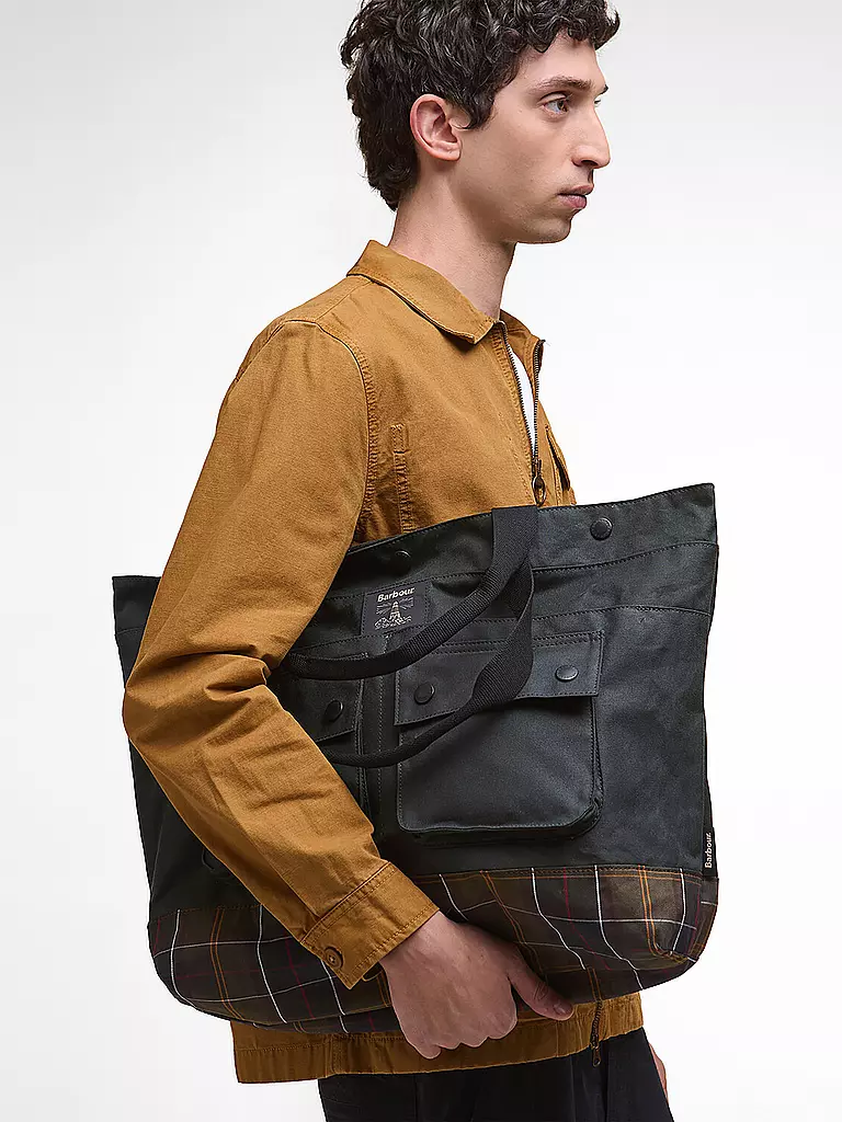 BARBOUR | Bolso - Tote Bag FIELD WAX | Oliva