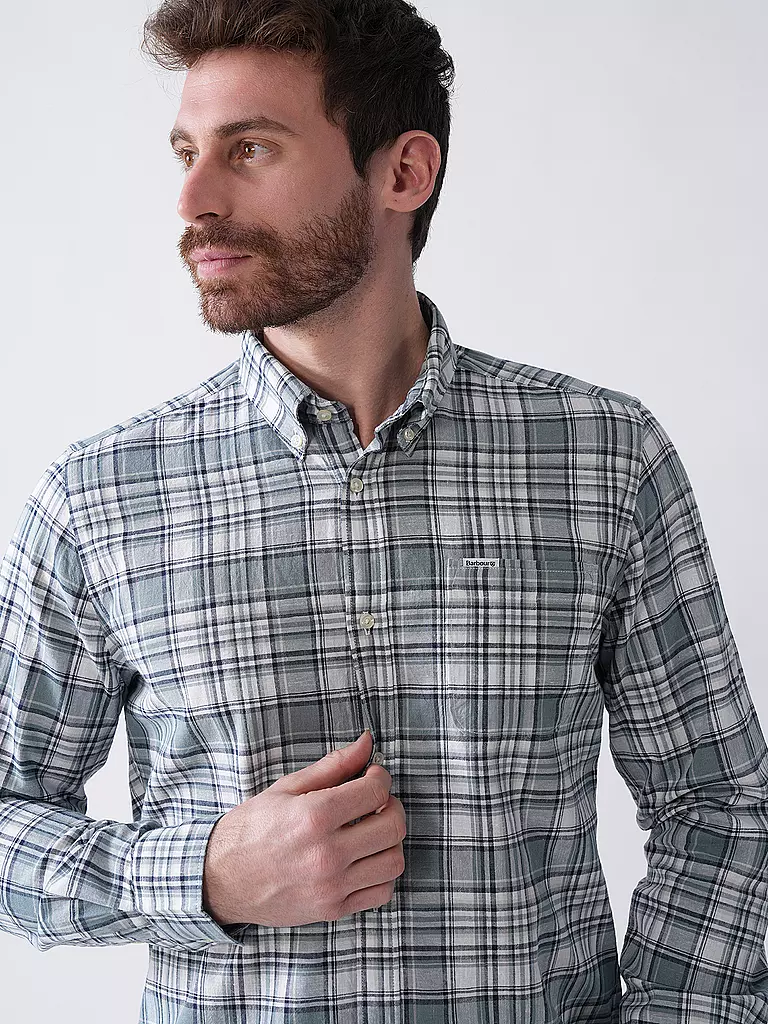 BARBOUR | Camisa de corte estándar | Azul