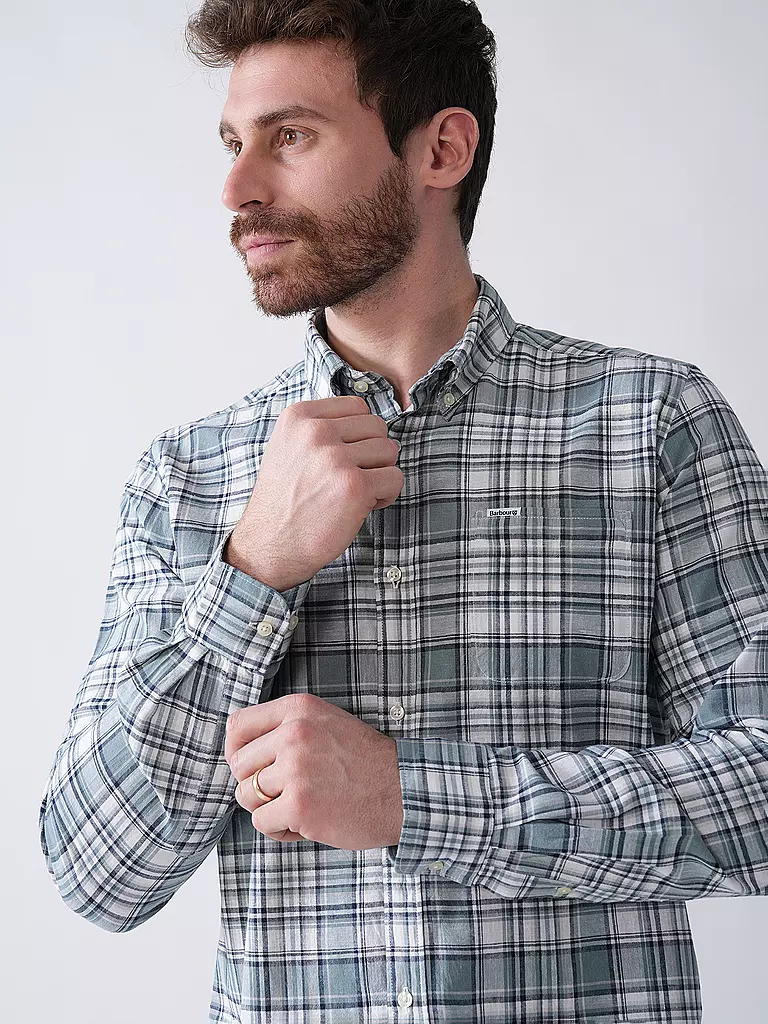 BARBOUR | Camisa de corte estándar | Azul