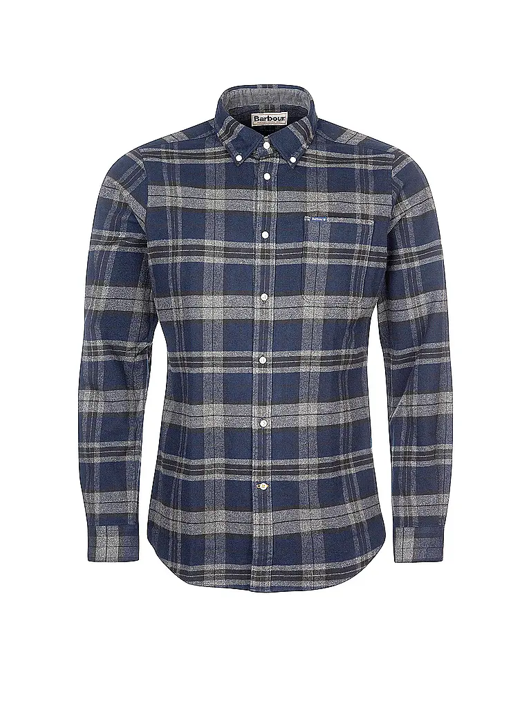 BARBOUR | Camisa de franela Slim Fit | Azul