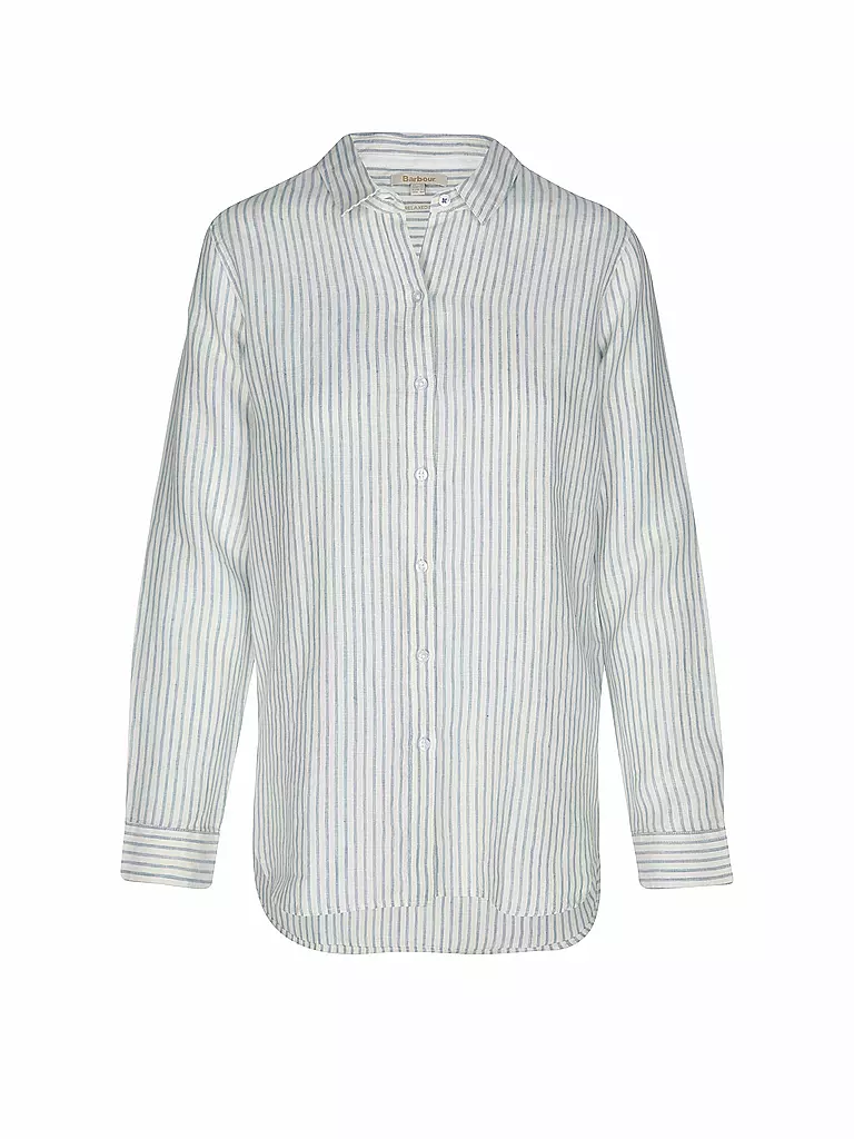 BARBOUR | Camisa de lino MARINE | Azul claro
