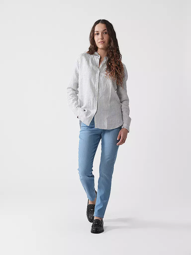 BARBOUR | Camisa de lino MARINE | Azul claro