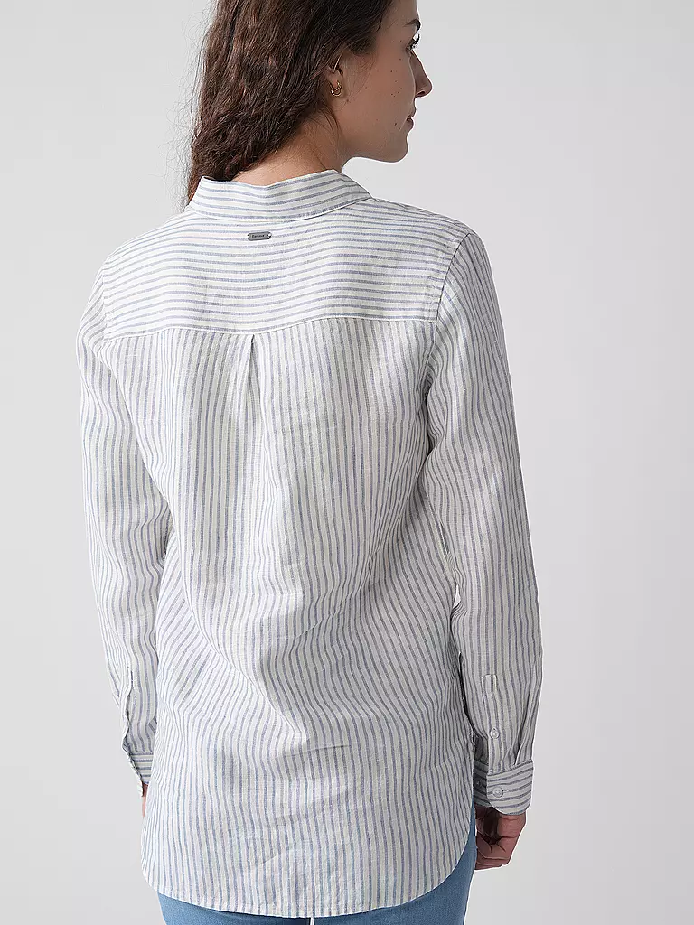BARBOUR | Camisa de lino MARINE | Azul claro