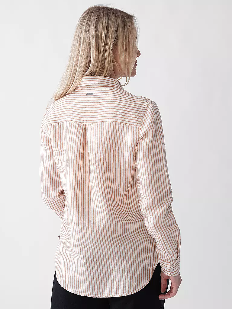 BARBOUR | Camisa de lino MARINE | Marrón