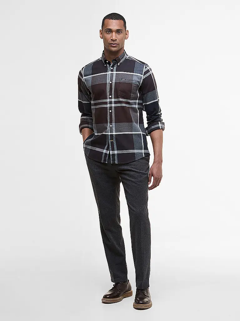 BARBOUR | Camisa Slim Fit DUNOON | Marrón