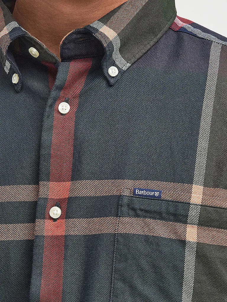 BARBOUR | Camisa Slim Fit DUNOON | Oliva