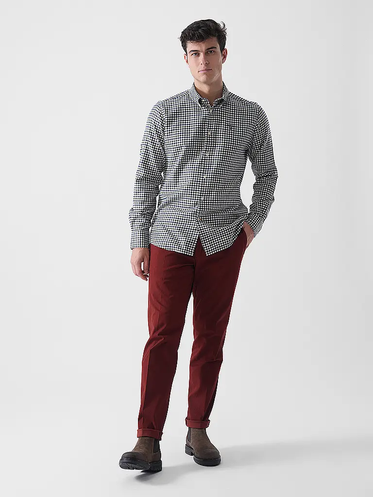 BARBOUR | Camisa Tailored Fit FINKLE | Oliva