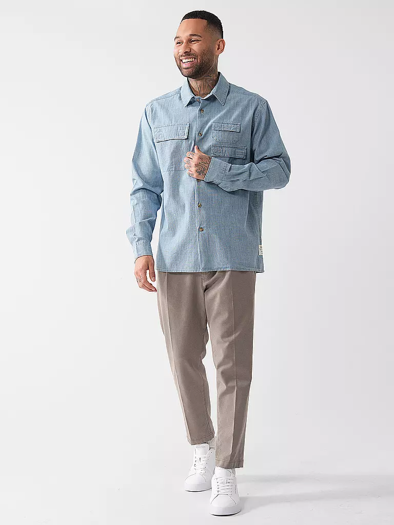 BARBOUR | Camisa vaquera | Azul claro