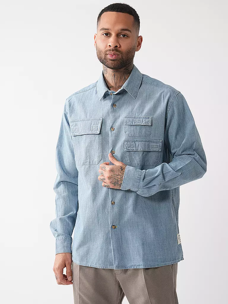 BARBOUR | Camisa vaquera | Azul claro
