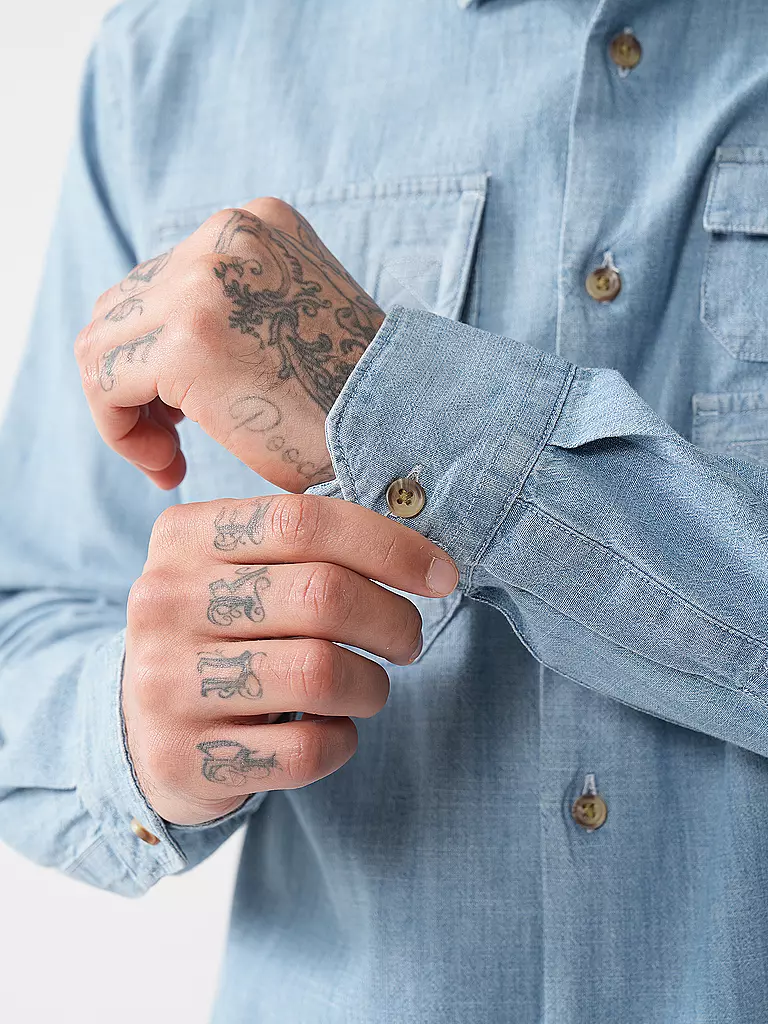 BARBOUR | Camisa vaquera | Azul claro