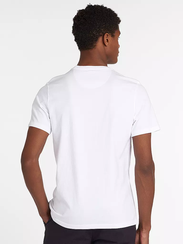BARBOUR | Camiseta de corte regular | Blanco