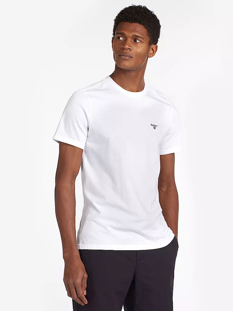 BARBOUR | Camiseta de corte regular | Blanco