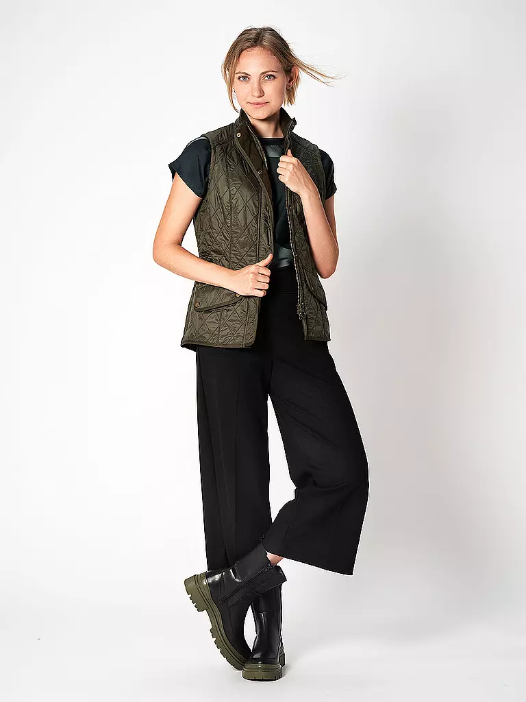 BARBOUR | Chaleco acolchado CAVALRY | Oliva