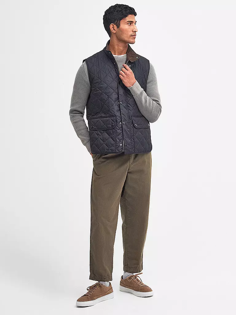 BARBOUR | Chaleco acolchado LOWERDALE | Azul oscuro