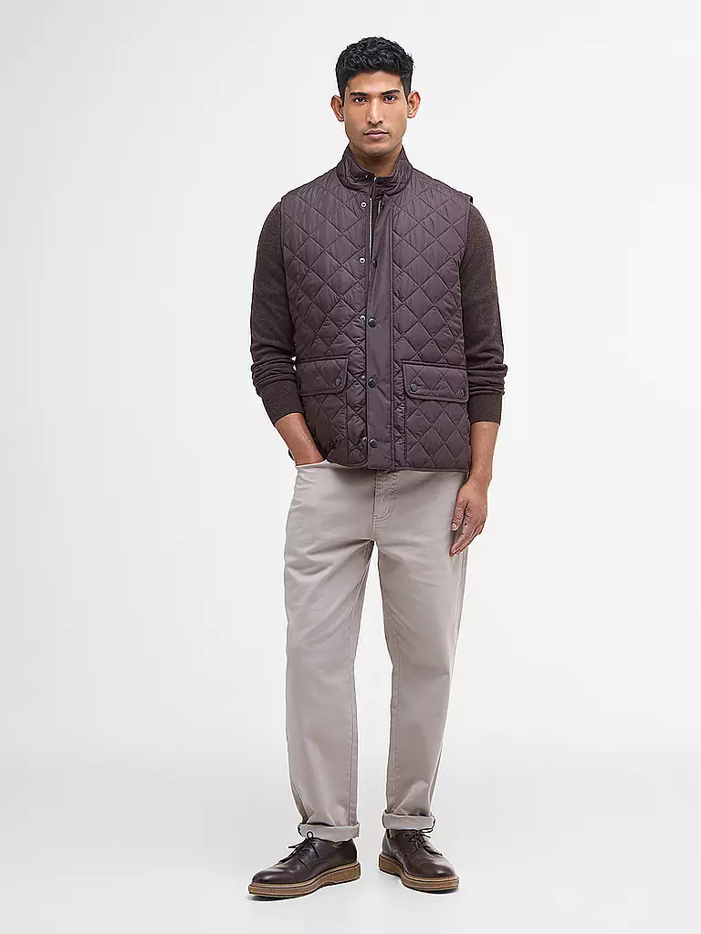 BARBOUR | Chaleco acolchado LOWERDALE | Marrón