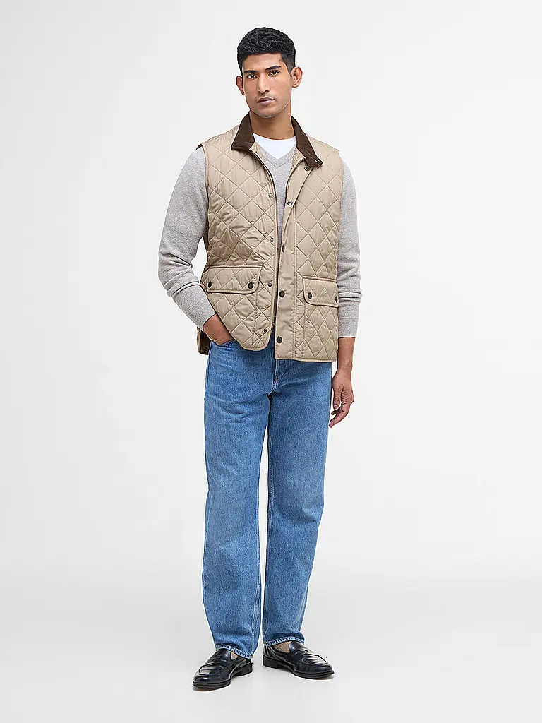 BARBOUR | Chaleco acolchado LOWERDALE | Beige