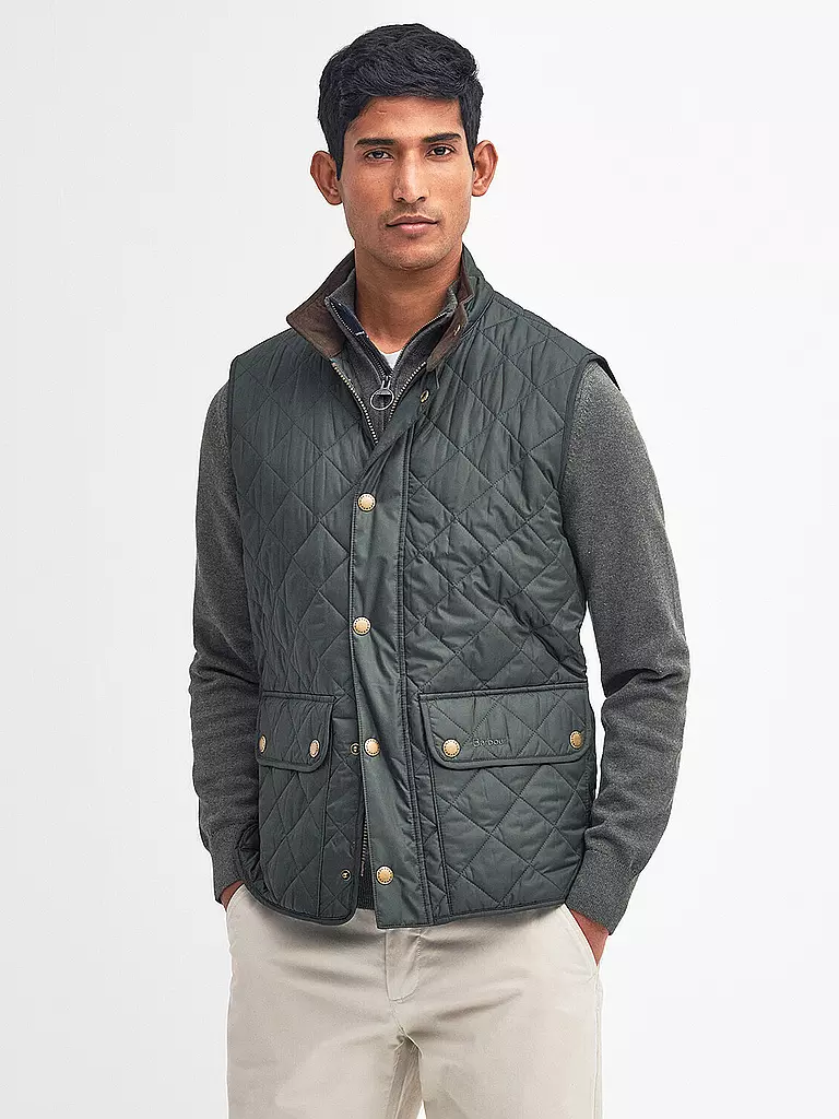 BARBOUR | Chaleco acolchado LOWERDALE | Oliva