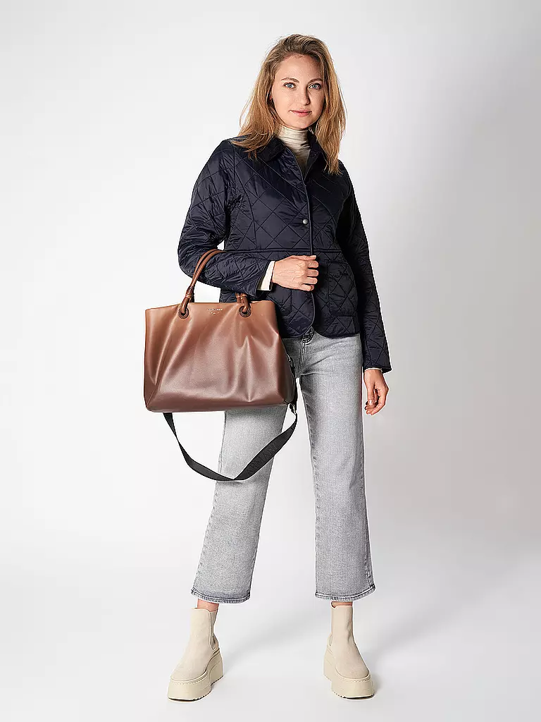 BARBOUR | Chaqueta acolchada DEVERON POLARQUILT | Azul oscuro