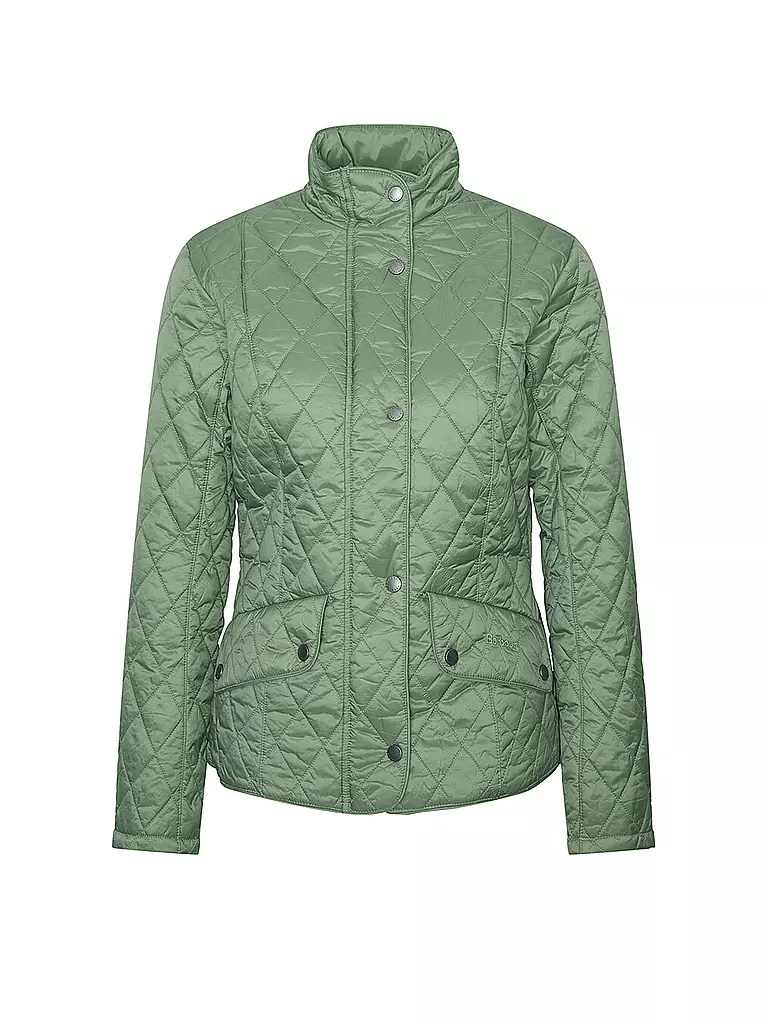 BARBOUR | Chaqueta acolchada FLYWEIGHT CAVALRY | Verde claro