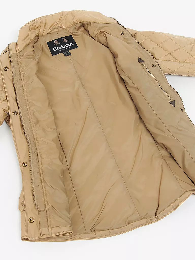 BARBOUR | Chaqueta acolchada FLYWEIGHT CAVALRY | Beige