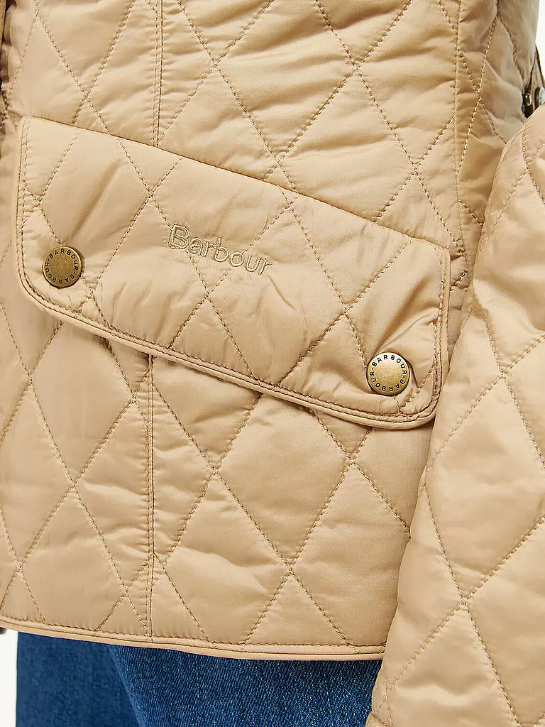 BARBOUR | Chaqueta acolchada FLYWEIGHT CAVALRY | Beige