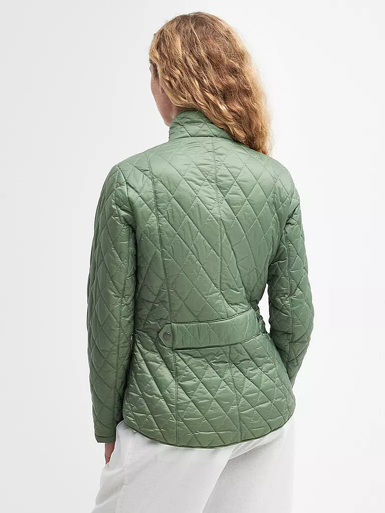 BARBOUR | Chaqueta acolchada FLYWEIGHT CAVALRY | Verde claro