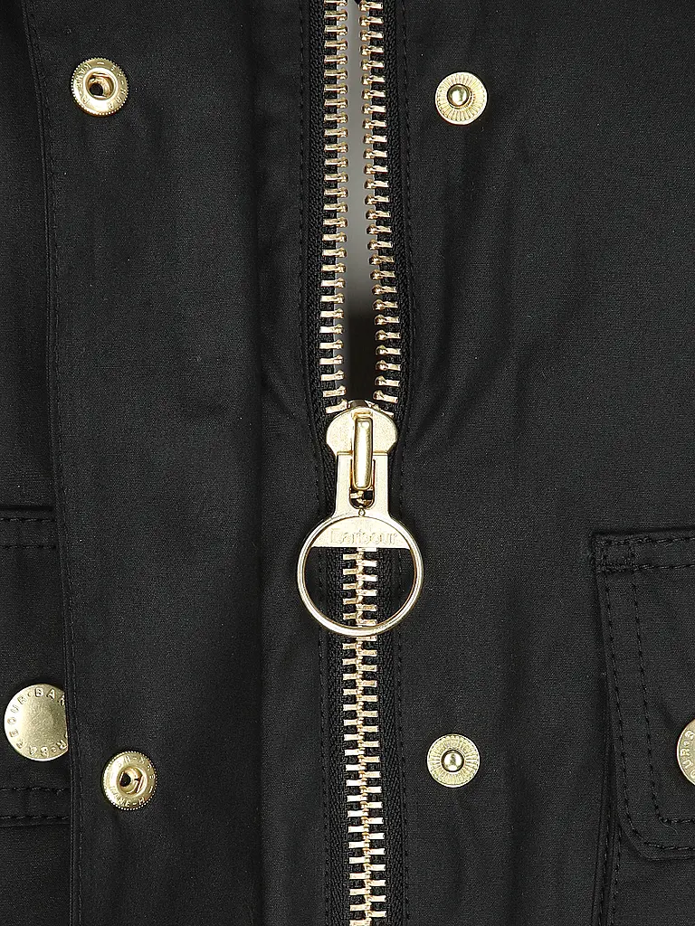 BARBOUR | Chaqueta acolchada ligera BEADNELL WAX JACKET | Negro