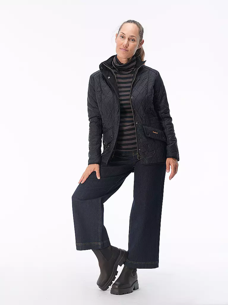 BARBOUR | Chaqueta acolchada ligera CAVALRY POLARQULIT | Negro