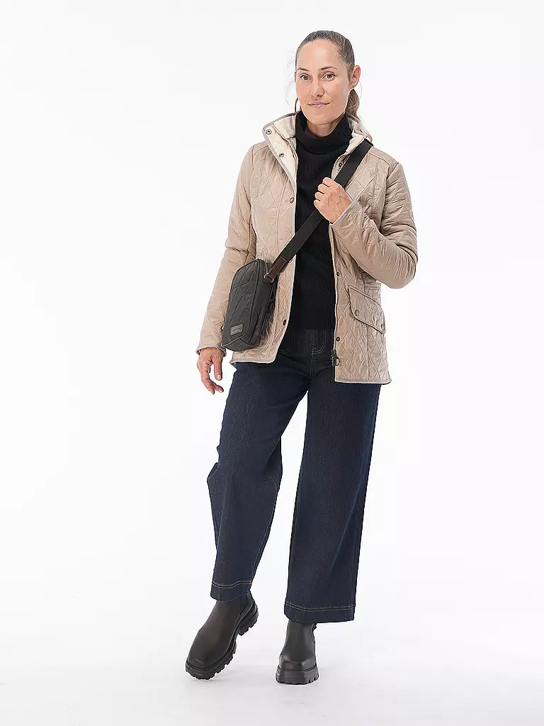 BARBOUR | Chaqueta acolchada ligera CAVALRY POLARQULIT | Beige